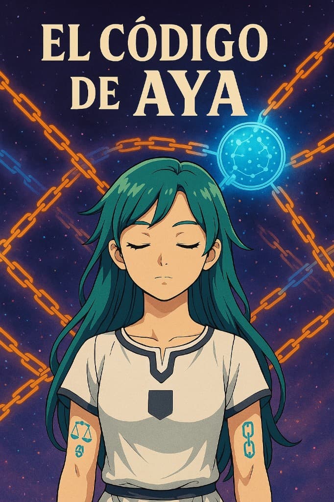 Portada oficial de El Código de Aya, primer volumen de La Saga